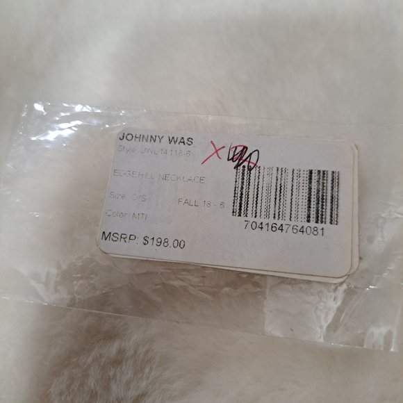 NWT Johnny Was Necklace "Chance" - Picture 7 of 7